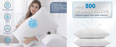 Almohada de Espuma Viscoelástica con Núcleo de Recuperación Lenta - Image 10