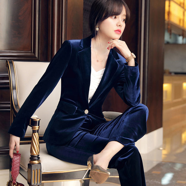 Traje Ejecutivo Femenino de Temperamento - Image 10