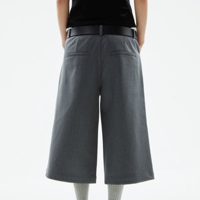 Pantalones Cropped Lisos Versátiles - Tendencia Casual Todo Uso - Image 10