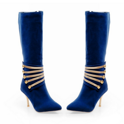 Botas Martin de Tacón Fino Elegantes con Cierre Lateral para Mujer - Image 6