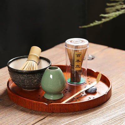Juego de Batidor Matcha con Tazón de Cerámica y Herramienta Mezcladora - Image 3