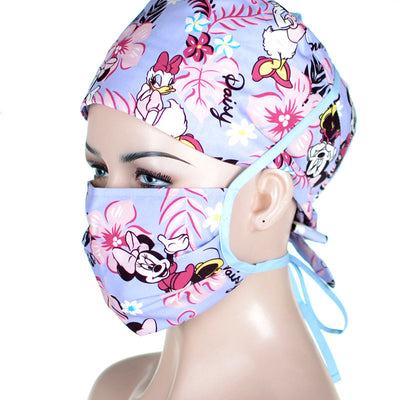 Gorro Quirúrgico Doble Capa Estampado con Encaje - Image 5