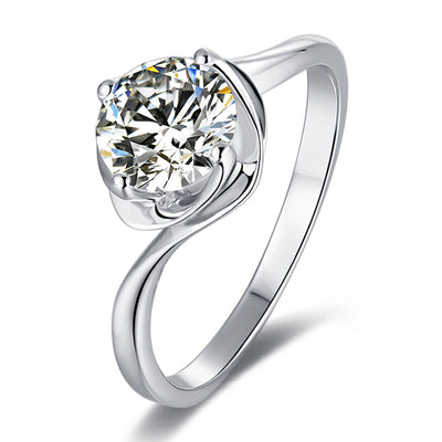 Anillo de Moissanita de 1 Quilate Fashion Bud - Image 8