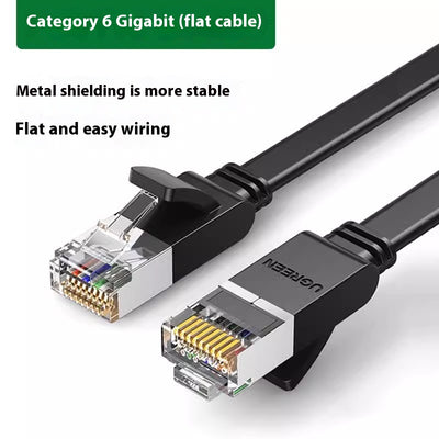 Cable de Red Gigabit Categoría 6 Verde de Alto Rendimiento - Image 15