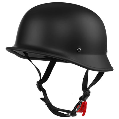 Casco Motociclista Medio Unisex Negro Mate - Image 2