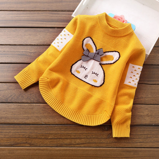 Suéter Tejido Infantil con Cuello Redondo y Estampado de Dibujos - Image 11