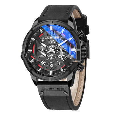 Reloj Casual con Correa Negra Resistente al Agua - Image 9
