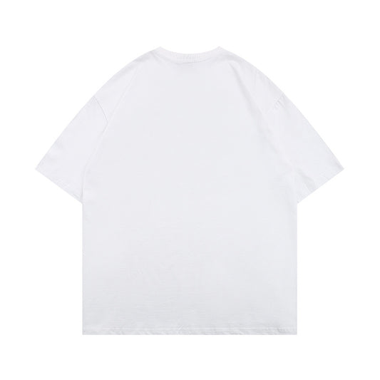 Playera Holgada de Pareja Corazón Love - Unisex Manga Corta - Image 2