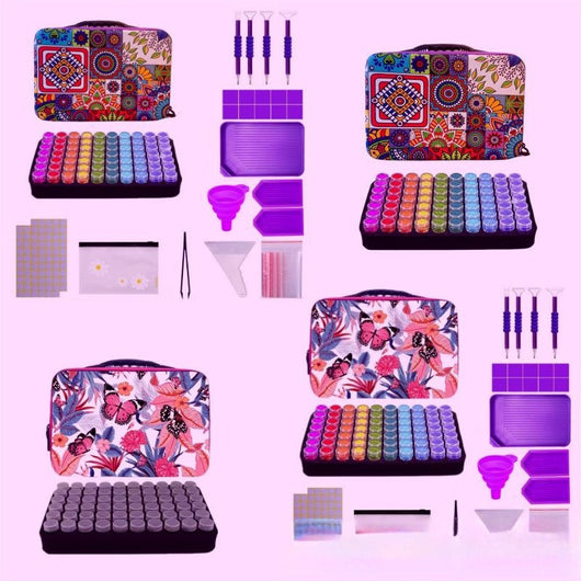 Organizador Completo para Pinturas y Accesorios de Arte
