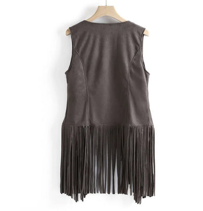 Chaleco Sleeveless con Borlas para Mujer - Image 16