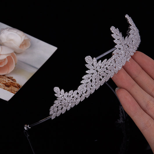 Tiara Nupcial Elegante - Accesorios para el Cabello de Novia Estilo Europeo - Image 2