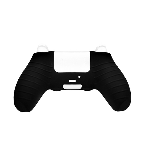 Blue silicone protective sleeve for a Sony PS5 game controller, featuring cutouts for buttons and joysticks. - Image 14