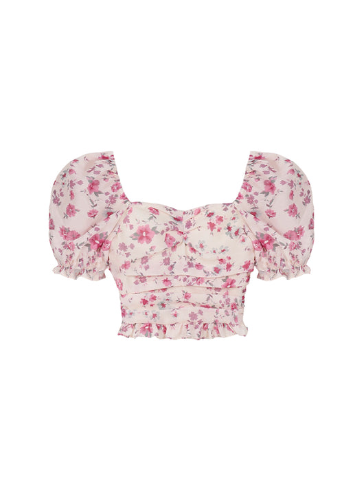 Camisa Floral Slim Fit de Manga Corta Estilo Francés - Image 12