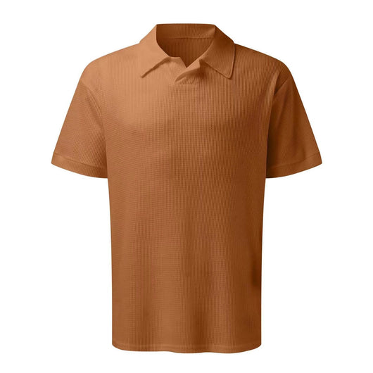 Set de 2 Polos Hombre Cuello V Manga Corta Estilo Waffle Casual - Image 11