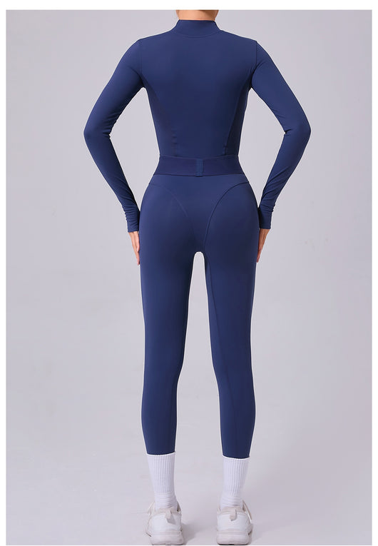 Enterizo de Yoga para Mujer con Malla Transpirable - Image 32
