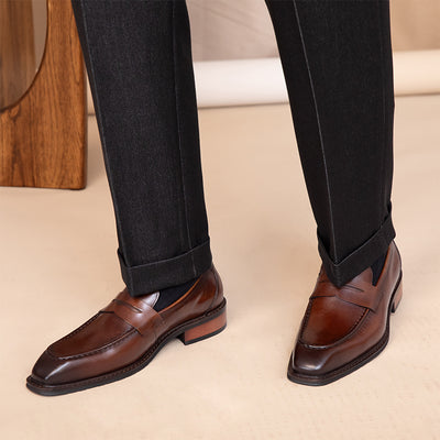 Zapatos de Cuero para Hombre - Comodidad y Estilo para Aventuras al Aire Libre - Image 4