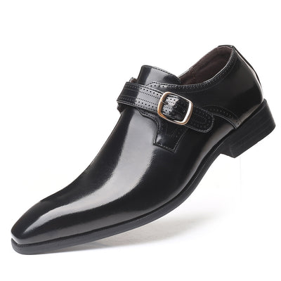 Zapatos de Cuero Ingleses Puntiagudos para Hombre - Image 11