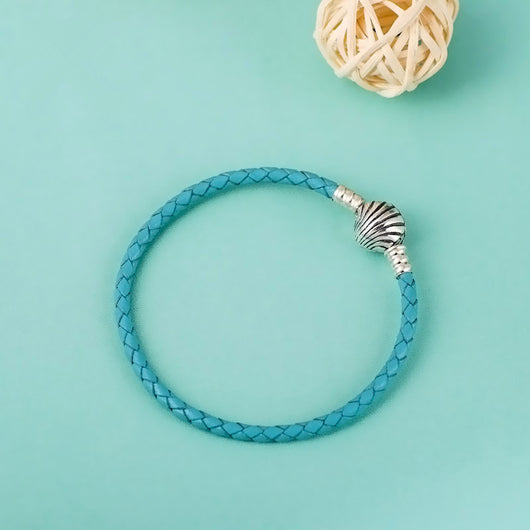 Pulsera de Cuero con Concha Marina