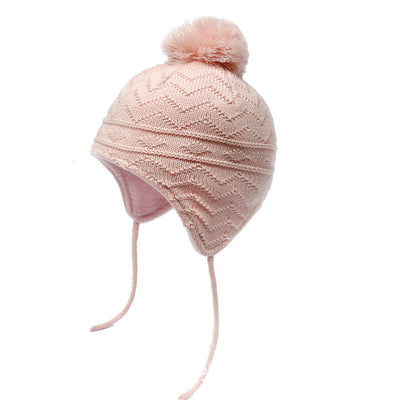Gorro Infantil Invierno Algodón Tejido con Forro Polar Cálido - Image 4