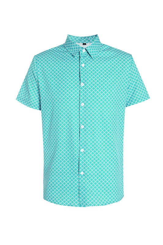 Camisa Cuadriculada Diamante para Hombre - Diseño Clásico y Moderno