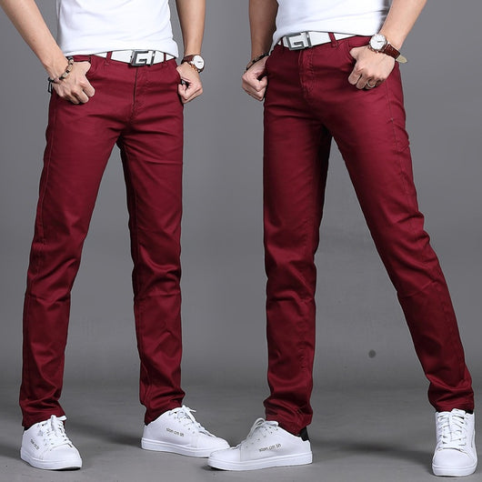 Pantalones Casuales de Corte Recto para Hombre - Image 8