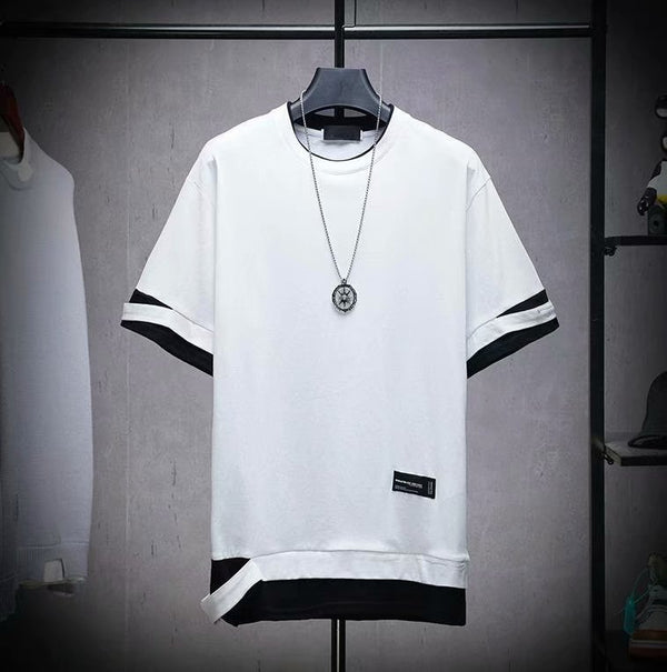 Playera Holgada Hip-Hop de Manga Corta para Hombre