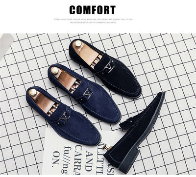 Zapatos de Cuero Lefu para Hombre - Talla Grande - Image 11