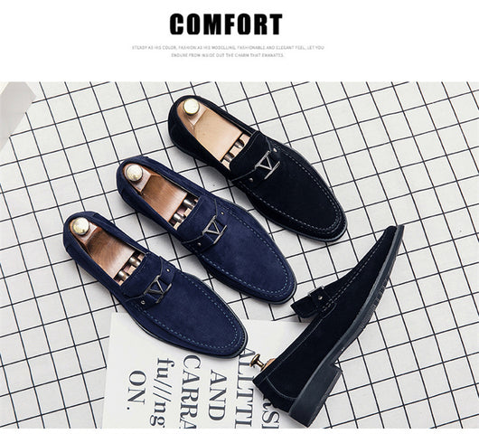 Zapatos de Cuero Lefu para Hombre - Talla Grande - Image 11