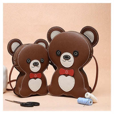 Bolsa Tejida Artesanal Mini Osito - DIY Hecha a Mano - Image 13