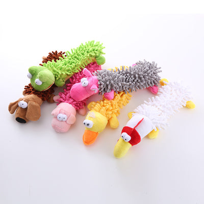 Juguete Mordedor Caballo de Microfibra para Perros - Masticable Dental