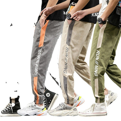 Pantalones Deportivos Sueltos al Estilo Coreano con Detalles Tácticos - Image 5
