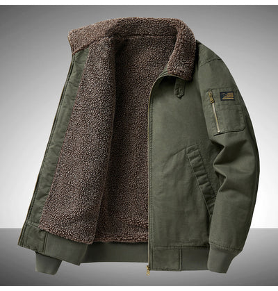 Overol Casual Holgado de Algodón Grueso Forrado en Fleece para Tallas Grandes - Image 19