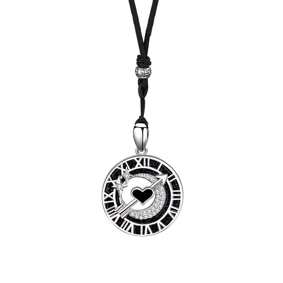 Collar de Pareja Flecha de Cupido en Plata 925 - Diseño Original