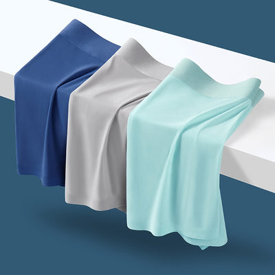 Calzoncillos Hombre Seda de Hielo 3D sin Costuras Verano Transpirables - Image 3