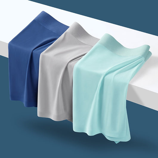 Calzoncillos Hombre Seda de Hielo 3D sin Costuras Verano Transpirables - Image 3