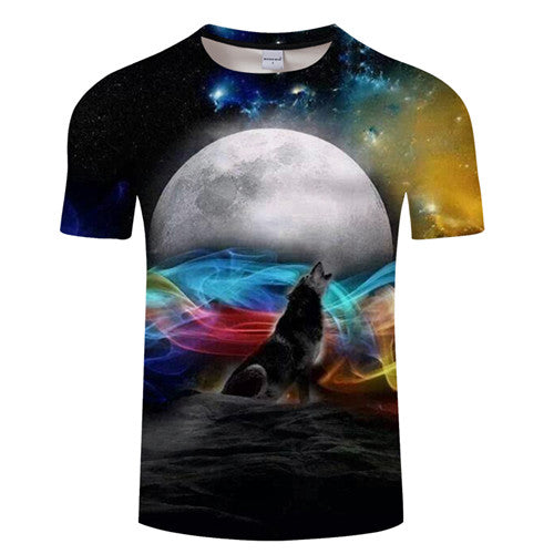 Playera de Cuello Redondo con Estampado Digital 3D - Image 7