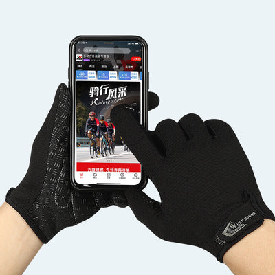 Guantes Largos de Ciclismo con Absorción de Impactos y Pantalla Táctil - Image 6