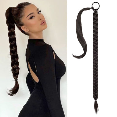 Extensión de Cabello Ondulado Tipo Cola de Caballo - Cabello Europeo Premium - Image 16