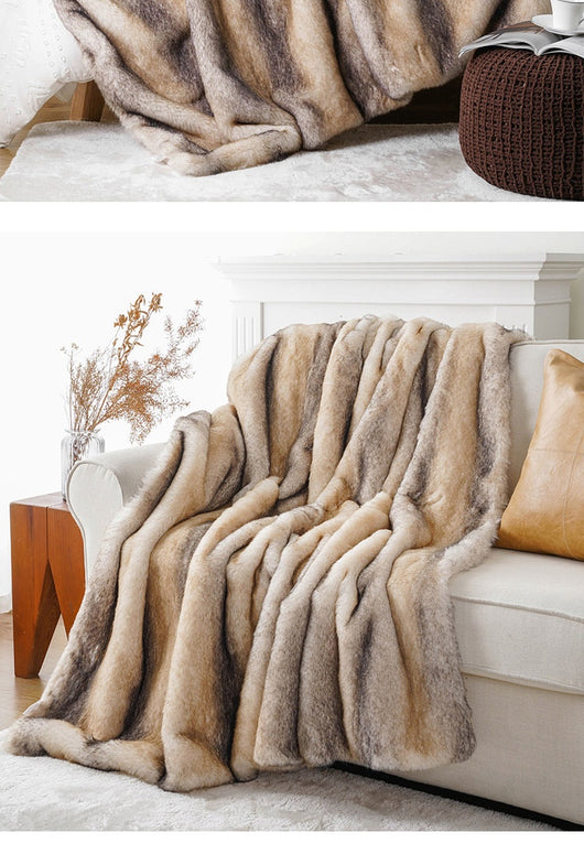 Manta Térmica de Peluche Engrosada para Otoño e Invierno - Image 15