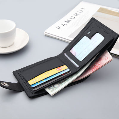 Billetera Corta para Hombre con Cierre Retro - Image 8