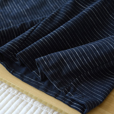 Pijama Kimono de Algodón para Hombre - Bata Ligera Tallas Grandes Verano - Image 9