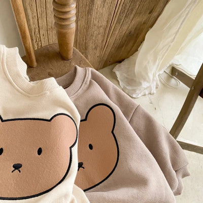 Sudadera Casual con Estampado de Oso Grande - Conjunto Perfecto - Image 4