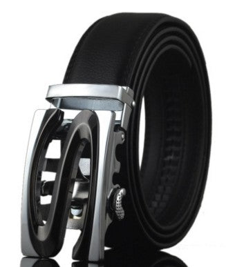 Cinturones de Cuero para Hombre con Hebilla Automática - Image 4