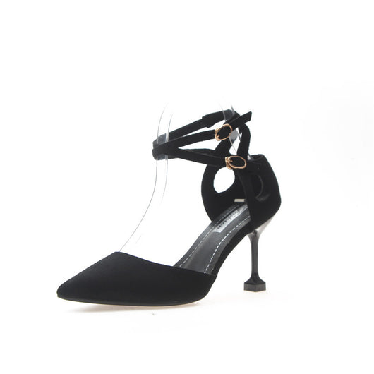 Zapato de Tacón Puntiagudo con Hebilla - Image 3