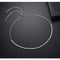 LUOTEEMI Adjustable Necklace for Women Wedding Party Shiny Round CZ Two Colors Female Jewelry Collares De Moda Christmas Gift Platinum