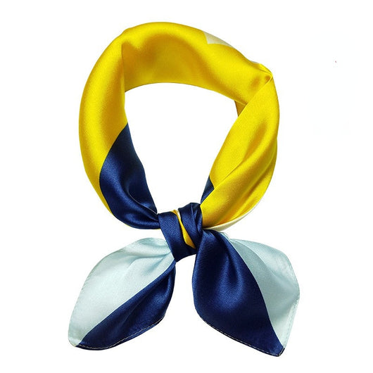 Pañuelo de Seda Cuadrado para Mujer - Diseño Estampado Versátil Primavera Verano - Image 36
