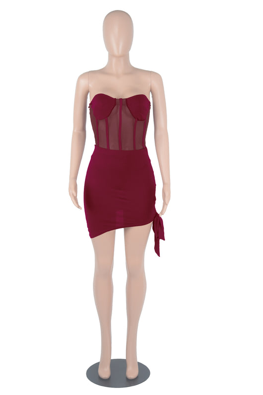 Conjunto Falda Corset Chic Negro - Set de Dos Piezas para Verano - Image 2