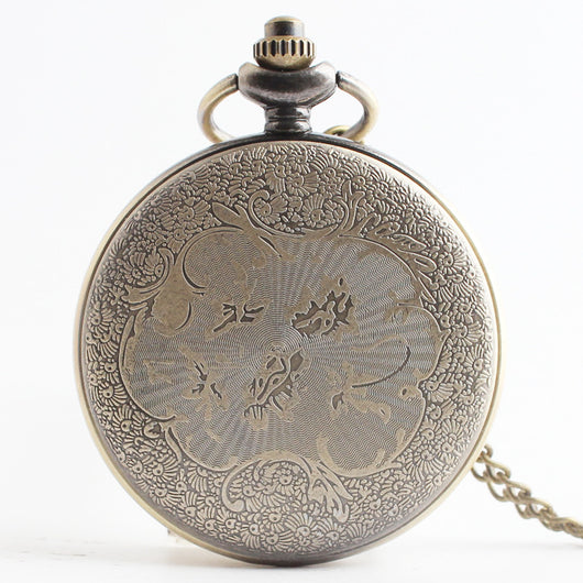 Reloj de Bolsillo Edición Limitada Conmemorativa con Tapa Abatible y Movimiento Cuarzo - Image 5