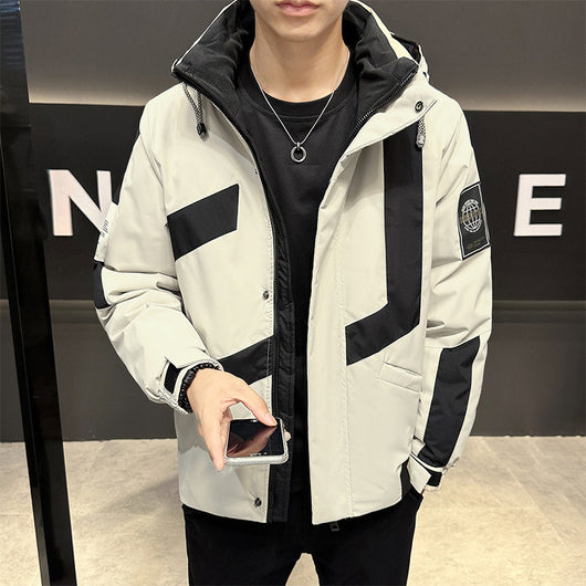 Chaqueta de Trabajo Acolchada Corta para Hombre Invierno - Image 4