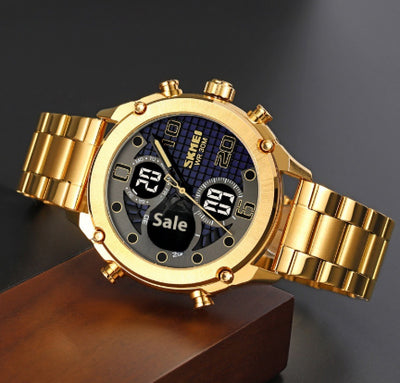 Reloj Deportivo Hombre Doble Movimiento Electrónico Multifuncional - Image 3